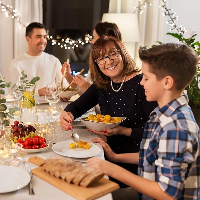 67'' Modern Dining Table Set for 6,White Kitchen Table Set,Luxury Dining Table Set with 1.8-inch Thick Faux Marble Table Top＆6 Pu Leather Upholstered Chairs Ideal for Dining kicken Room