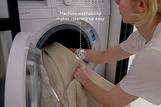 Revival Rugs Shell 2'7"x9' Machine Washable Runner Rug for Hallway Entryway - 100% Recycled Oeko-TEX Certified, Medium Pile, Green