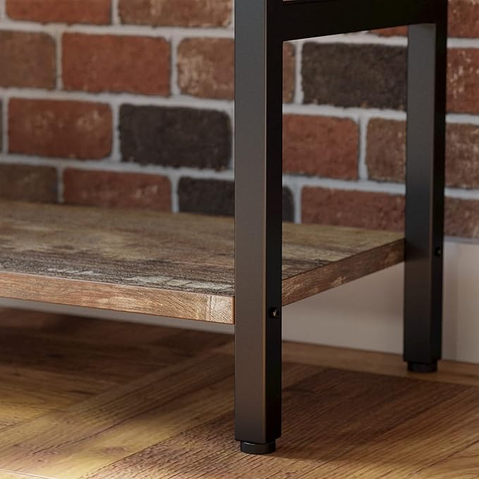 IRONCK Bookshelves 6 Tiers Triple Wide Industrial Bookshelf, Large Etagere Bookshelf Open Display Shelves with Metal Frame for Living Room Bedroom Home Office