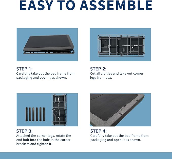 Twin XL Adjustable Bed Base Frame,Electric Bed with Head and Foot Incline, Soft Cover & Zero Gravity & Wireless Remote with Backlight, 80"×38"×12",Black