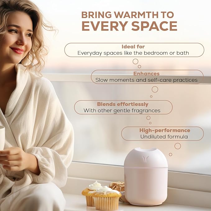 Aroma Country Whipped Vanilla Diffuser Oil - Luxury Essential Oils for Diffuser Refill & Air Freshener Room Spray - Long-Lasting & Natural Home Fragrance, Vanilla Oil for Diffusers (8.5 Fl. oz)