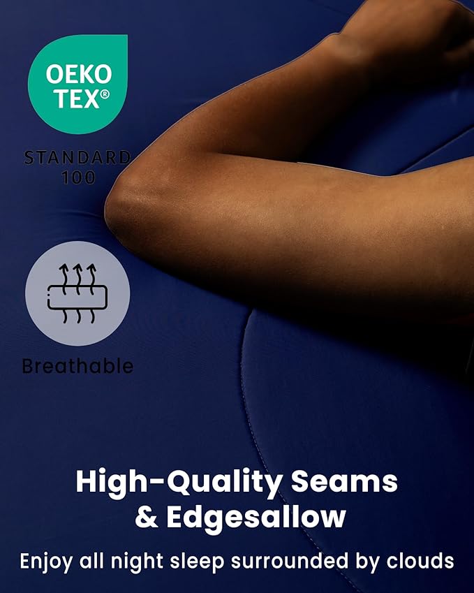 Cooling Silicone Foam Filled Cooling Comforter,Cooling Blanket for Hot Sleeper,Twin Size Summer Ice Comforter,All-Season Lightweight Bedding,Keep Cooling&Breathable All Night(60"x88")