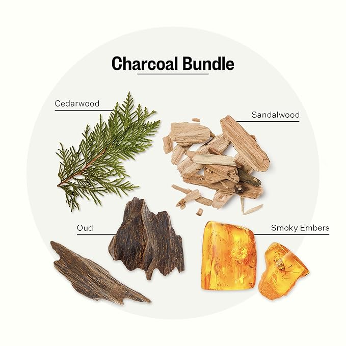 Apotheke Charcoal Bundle with Scented Candles, Oil Reed Diffuser, Body Lotion & Body Bar Soap