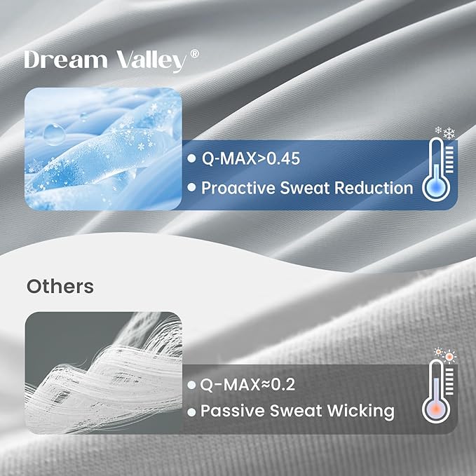 Dream Valley Cooling Comforter Light Grey 90 * 90