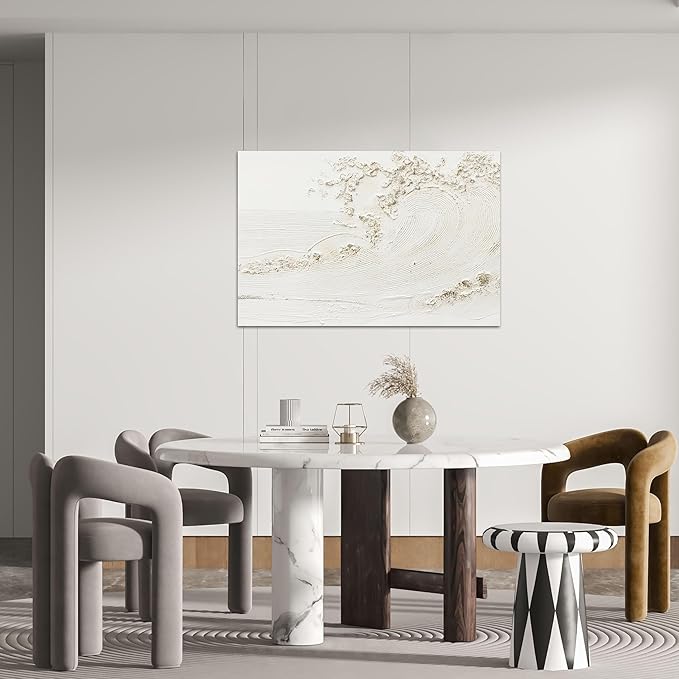 Canvas Wall Art Decor Artwork for Walls Wall Art for Living Room Black Abstract Wall Art Decor Canvas Art Wall Decor Modern Textured Wall Art Black Wall Paintings 24" X 36" Bedroom Office Decor