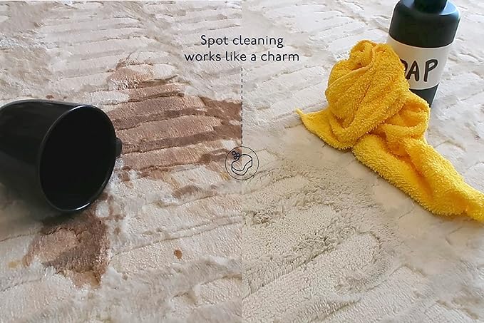 Revival Rugs Shell 2'7"x9' Machine Washable Runner Rug for Hallway Entryway - 100% Recycled Oeko-TEX Certified, Medium Pile, Green