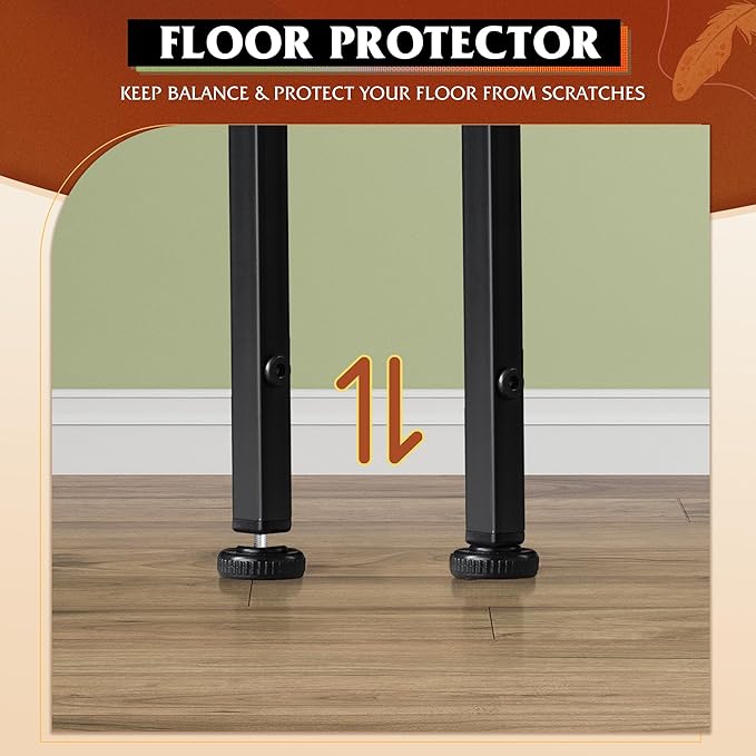 WLIVE Tall Dresser for Bedroom, 6 Drawer Dressers & Chests of Drawers, Fabric Dresser for Closet, Night Stand with Metal Frame, Storage Tower with Fabric Bins, Woodtop, Charcoal Black Wood Grain Print