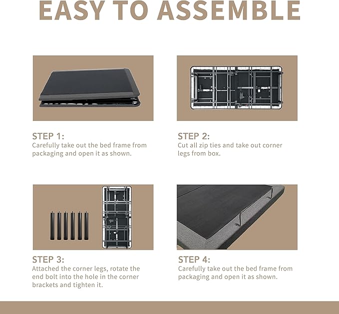 Queen Adjustable Bed Base Frame with Wireless Remote + 10 Inch Queen Green Tea Gel Memory Foam Mattress Bed in a Box, Head and Foot Incline, Zero Gravity, Fiberglass Free, 80" × 60"