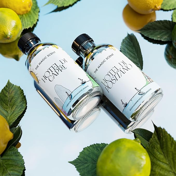 The Magic Scent Hotel Di Positano Diffuser Oil Scent - Cold-Air & Ultrasonic Fragrance Oil for Diffuser Inspired by Amalfi Coast, Italy - Essential Oils for Diffusers Aromatherapy - 4 fl oz, 120 mL