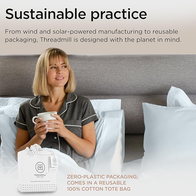 Threadmill Luxury Cotton Blankets for King Size Bed | All-Season Cozy 100% Cotton Blanket | Criss Cross Jacquard Soft Lightweight Coverlet, fits California King Size Bed, 104x92 | Light Blue