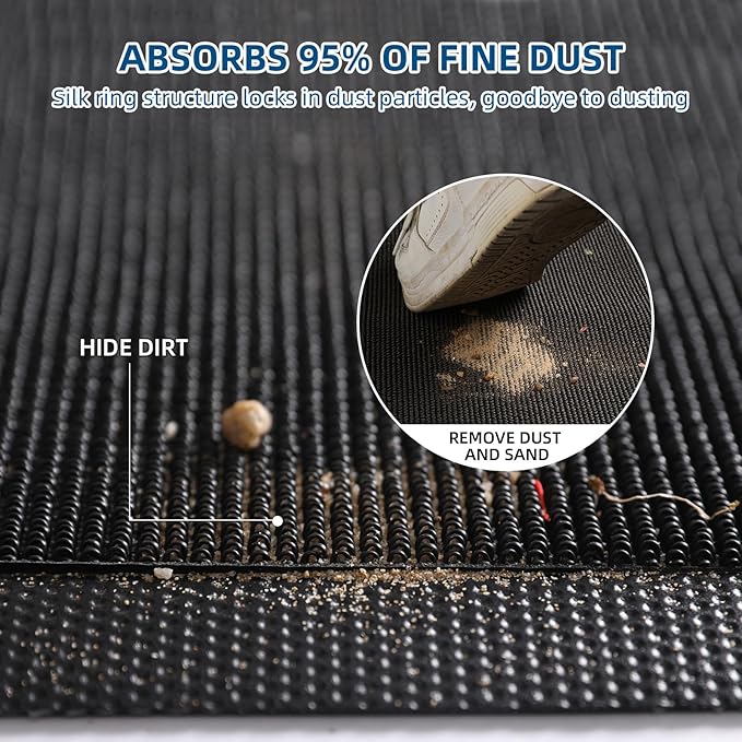 Custom Floor Mat Doormat Entryway Area Rug Welcome Carpet for Business Home Indoor/Outdoor Non Slip Washable Durable