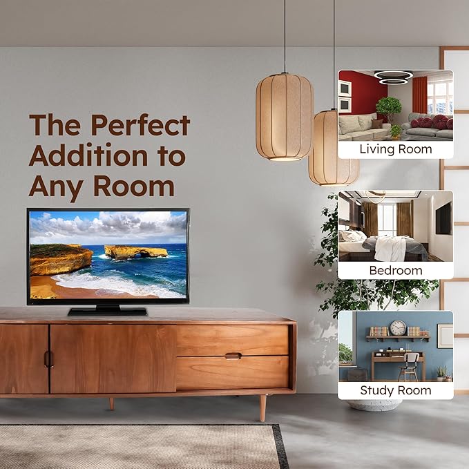 TV Stand for 55/65/75/85 up to 90 Inch TV, Mid Century Modern TV Stand for with Adjustable Shelves,Doors, Under 10 Minutes Assembly -TV Console for Living Room,TV Console Table-Walnut-72''