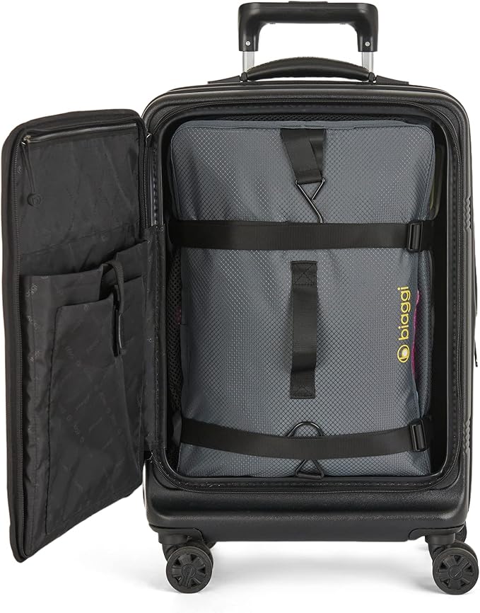 Biaggi Hangmates 3-Tiered ZipCube - Hanging Shelf Cube with Packing Compartments for Travel Organization - Lightweight and Durable - Dimensions 19”x 16” x 11.5” Opened - LARGE