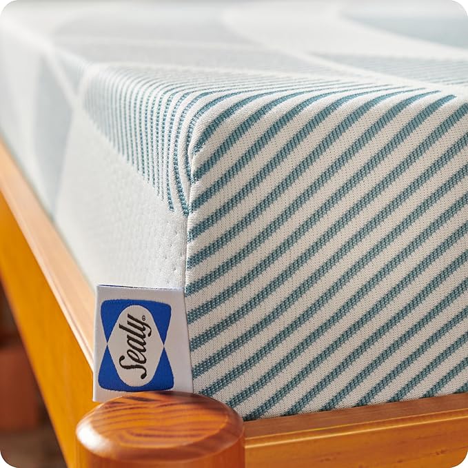 Sealy Dreamlife 6” Foam Mattress-in-a-Box, Full, SealyComfort Gel Memory Foam, Surface-Guard Technology, Breathable Comfort