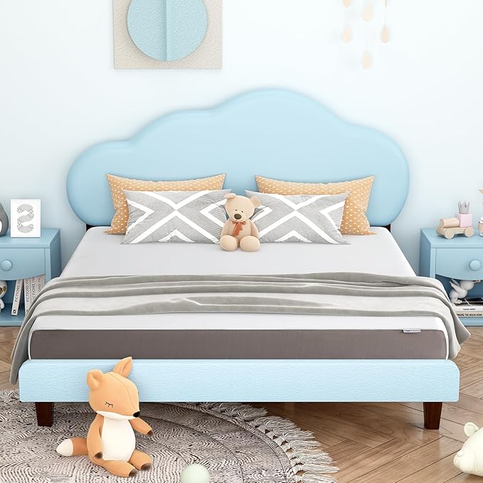 Amazon Basics Memory Foam Mattress, Soft Plush Feel, Queen, White/Grey, 80 x 60 x 6 inches (LxWxH)