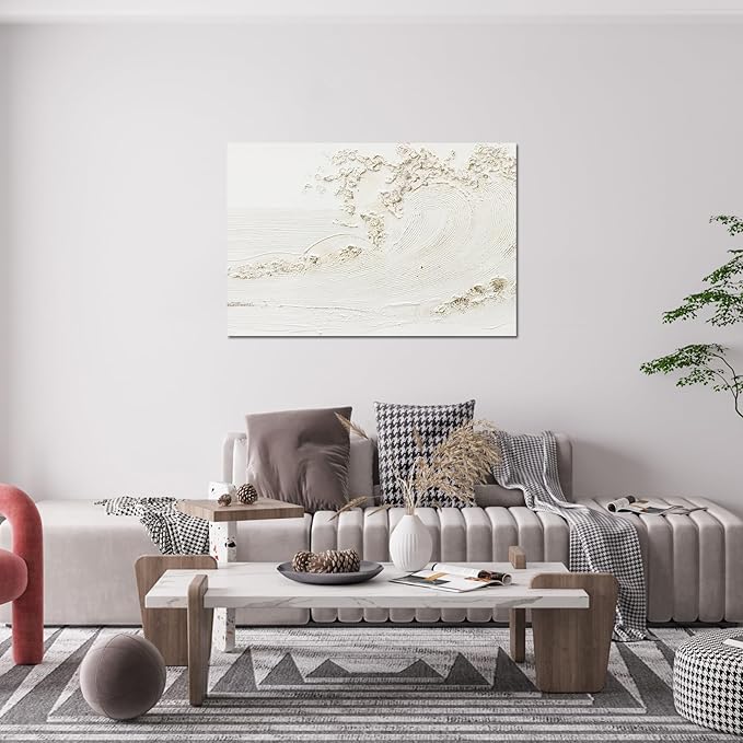 Canvas Wall Art Decor Artwork for Walls Wall Art for Living Room Black Abstract Wall Art Decor Canvas Art Wall Decor Modern Textured Wall Art Black Wall Paintings 24" X 36" Bedroom Office Decor