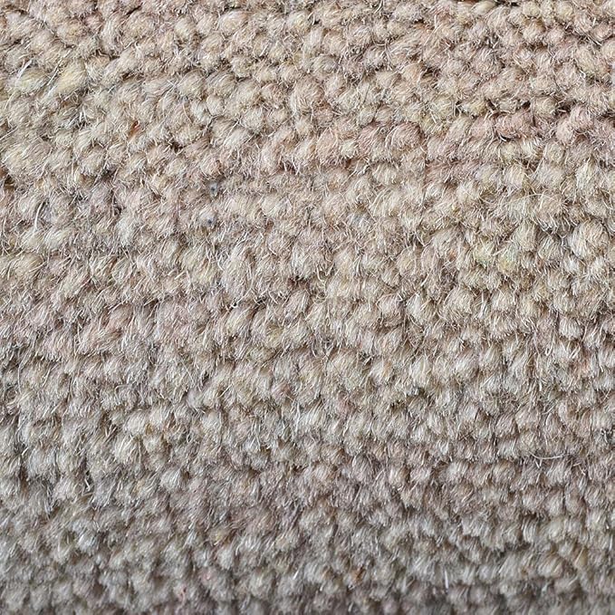 Hand Knotted Loom Wool ECO-Friendly Area Rugs - 2'6''x6', Runner, Beige Color, Solid Plain Design, High Pile Handmade Anti Skid Area Rugs for Living Room, Bed Room (L00111)