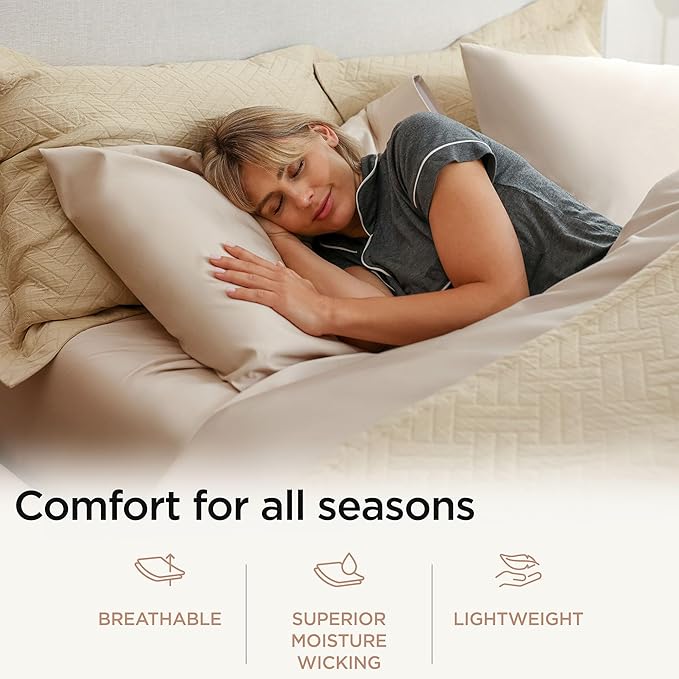 Threadmill Luxury Cotton Blankets for Twin Size Bed | All-Season 100% Cotton Twin Blanket for Bed | Criss Cross Jacquard Lightweight, Soft & Cozy Coverlet, 350GSM, 68 x 90 inches | Beige