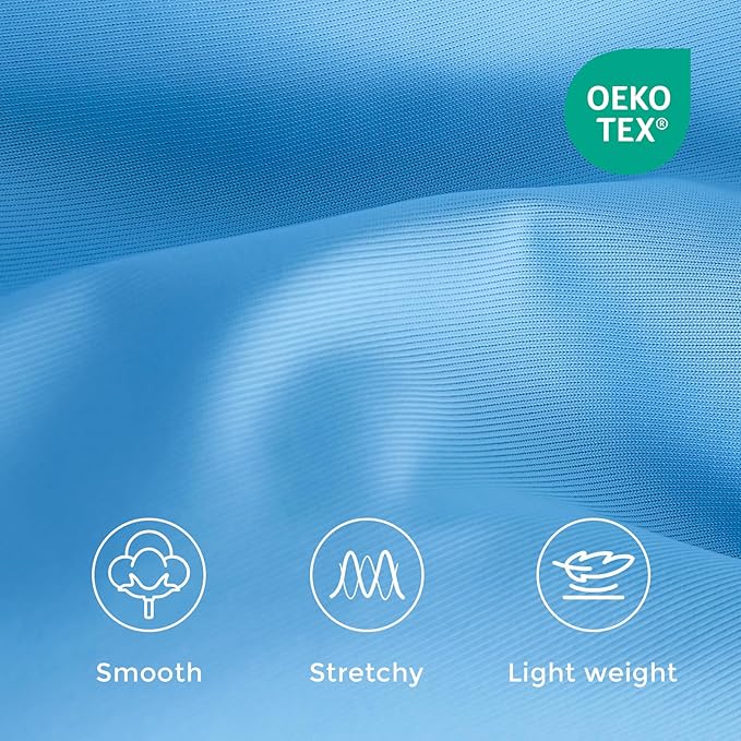 EASELAND King Tencel Cooling Comforter for Hot Sleepers - Double-Sided Lightweight and Breathable Fabric for Night Sweats - All Season Cooling Blanket Machine Washable（108x90in, Blue）