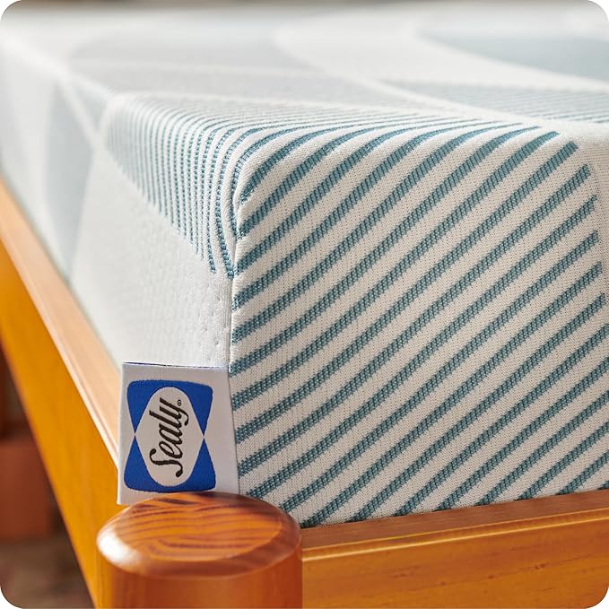 Sealy Dreamlife 8” Foam Mattress-in-a-Box, Full, SealyComfort Gel Memory Foam, Surface-Guard Technology, Breathable Comfort