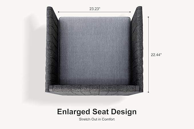 PURPLE LEAF 11 Pieces Outdoor Patio Dining Set Modern Extra Large Weather-Resistant Table and Aluminum Chairs with Olefin Fabric Cushions for Family Dinners Indoor Decor Kitchen Grey