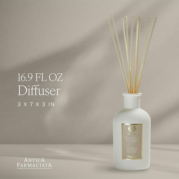 Antica Farmacista Home Ambiance Diffuser, Warm White 16.9 Fl Oz