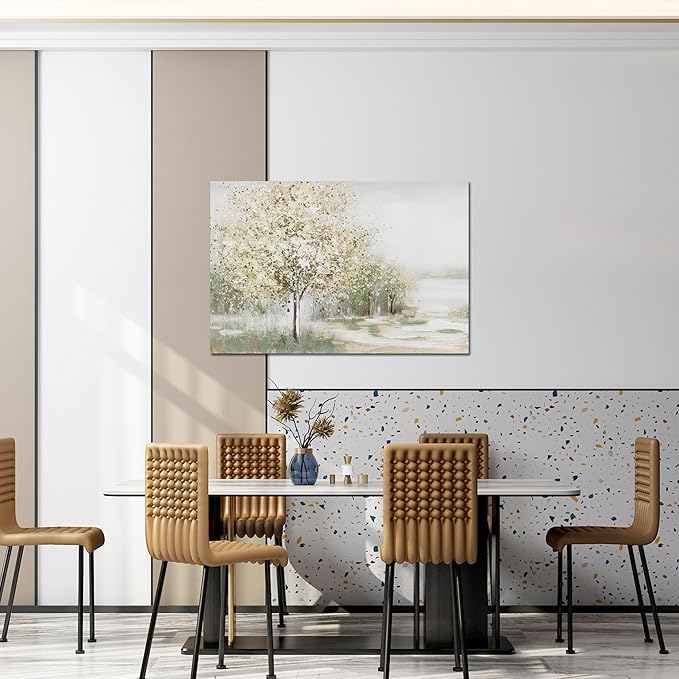 Canvas Wall Art Decor Wall Art Pictures for Living Room Canvas Art Wall Decor Artwork for Walls Natural Landscape Wall Art Decor Vintage Tree Wall Art Prints 24" X 36" for Bedroom Office Kitchen