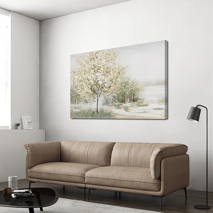 Canvas Wall Art Decor Wall Art Pictures for Living Room Canvas Art Wall Decor Artwork for Walls Natural Landscape Wall Art Decor Vintage Tree Wall Art Prints 24" X 36" for Bedroom Office Kitchen