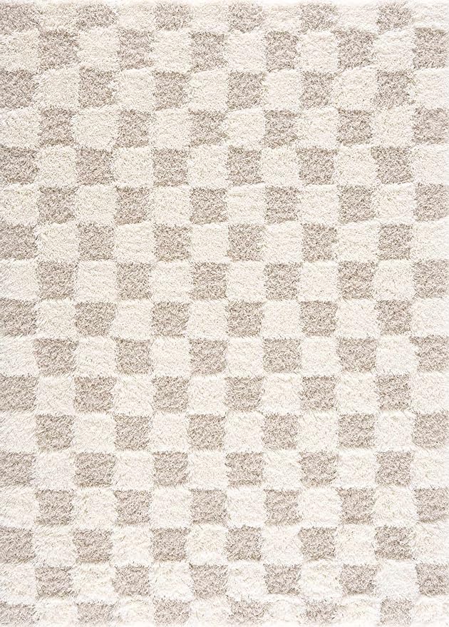 Hauteloom Atira Hallway, Kitchen Runner Rug - Contemporary - Plush Pile - Cream, Light Beige, Light Brown - 2'7" x 18'