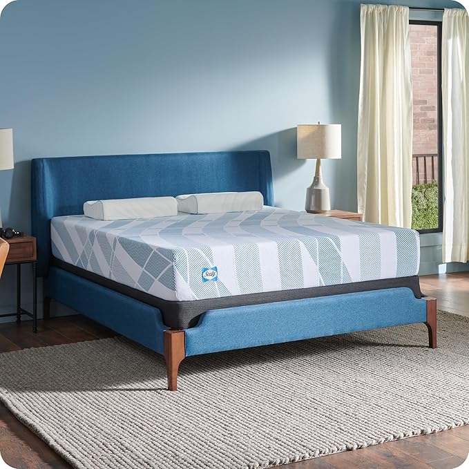 Sealy Dreamlife 10” Foam Mattress-in-a-Box, California King, SealyComfort Gel Memory Foam, Surface-Guard Technology, 10 Year Limited Warranty, Made in The USA