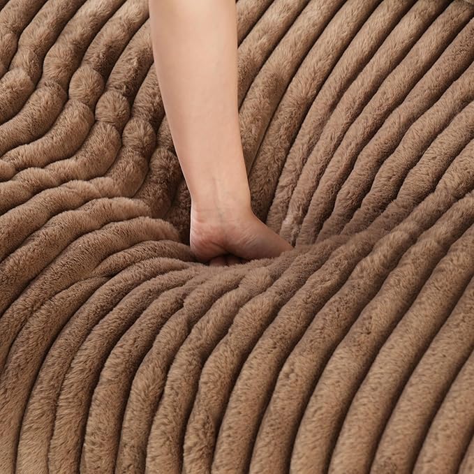 JACH Modern U Shape Sectional Couch, Convertable Modular Couches with Chaise Ottomans, Deep Seat Sofas, Sofa Covers Washable, Minimalist Plush Sofa for Living Room, Apartment, Brown