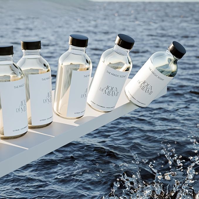 The Magic Scent Aqua di Miami Diffuser Oil - Hotel & Home Luxury Scents - Diffuser Oil Scents for Home Designed for Use in All Diffusers - 4 fl oz, 120 mL