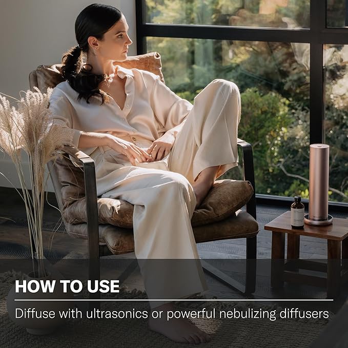 AromaTech Love Affair Aroma Essential Oil Blend: Luxury Hotel Inspired Aromatherapy with Jasmine, Saffron, Cedar & Amber for Ultrasonic Diffusers & Nebulizers - 16 fl oz, 500 mL