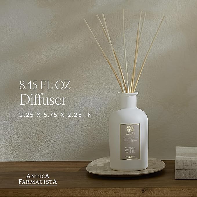 Antica Farmacista Home Ambiance Diffuser, Warm White 8.45 Fl Oz