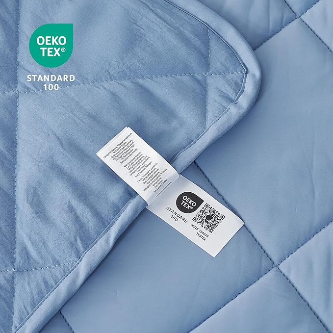 Cozy Bliss Cooling Blanket for Hot Sleepers, Q-Max 0.4 Cooling Comfort Queen Size, Cold Blankets for Night Sweats Sleeping, Ultra-Cool Lightweight Breathable Summer Blanket for Bed