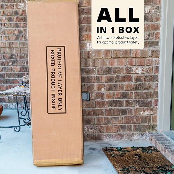 Acacia 2-Pcs King Bedroom Set Callisto – Solid Wood Platform Bed Frame with Headboard & Matching Nightstand, Mid-Century Modern, Walnut Finish, No Box Spring Needed, Sturdy, Easy Assembly