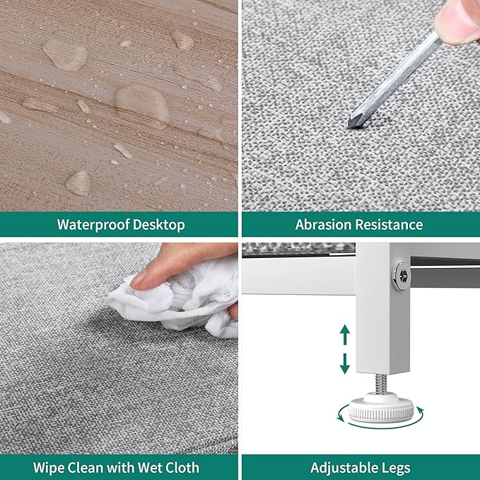 YITAHOME 8 Drawers Dresser - Fabric Storage Tower, Organizer Unit for Bedroom, Living Room & Closets - Sturdy Steel Frame, Easy Pull Fabric Bins & Wooden Top